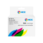 HCC H-727Y Yellow Ink Cartridge Compatible with HP 727 Yellow (B3P21A)