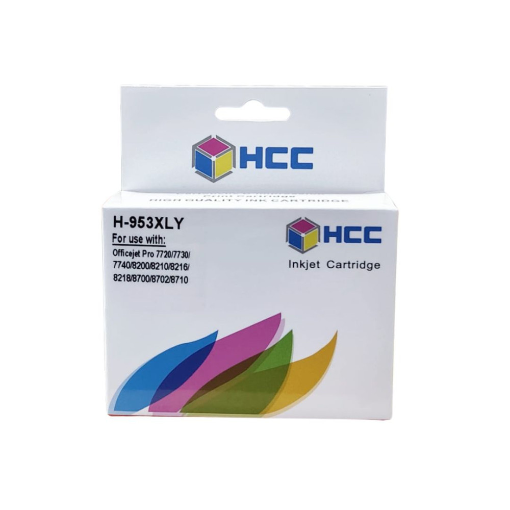 HCC HP-953XL High-Yield Yellow Ink Cartridge