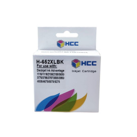 HCC HP-652XL Black Ink Cartridge