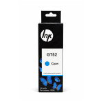 HCC GT52 Cyan Ink Bottle Compatible with HP GT52 Cyan (M0H54AE)