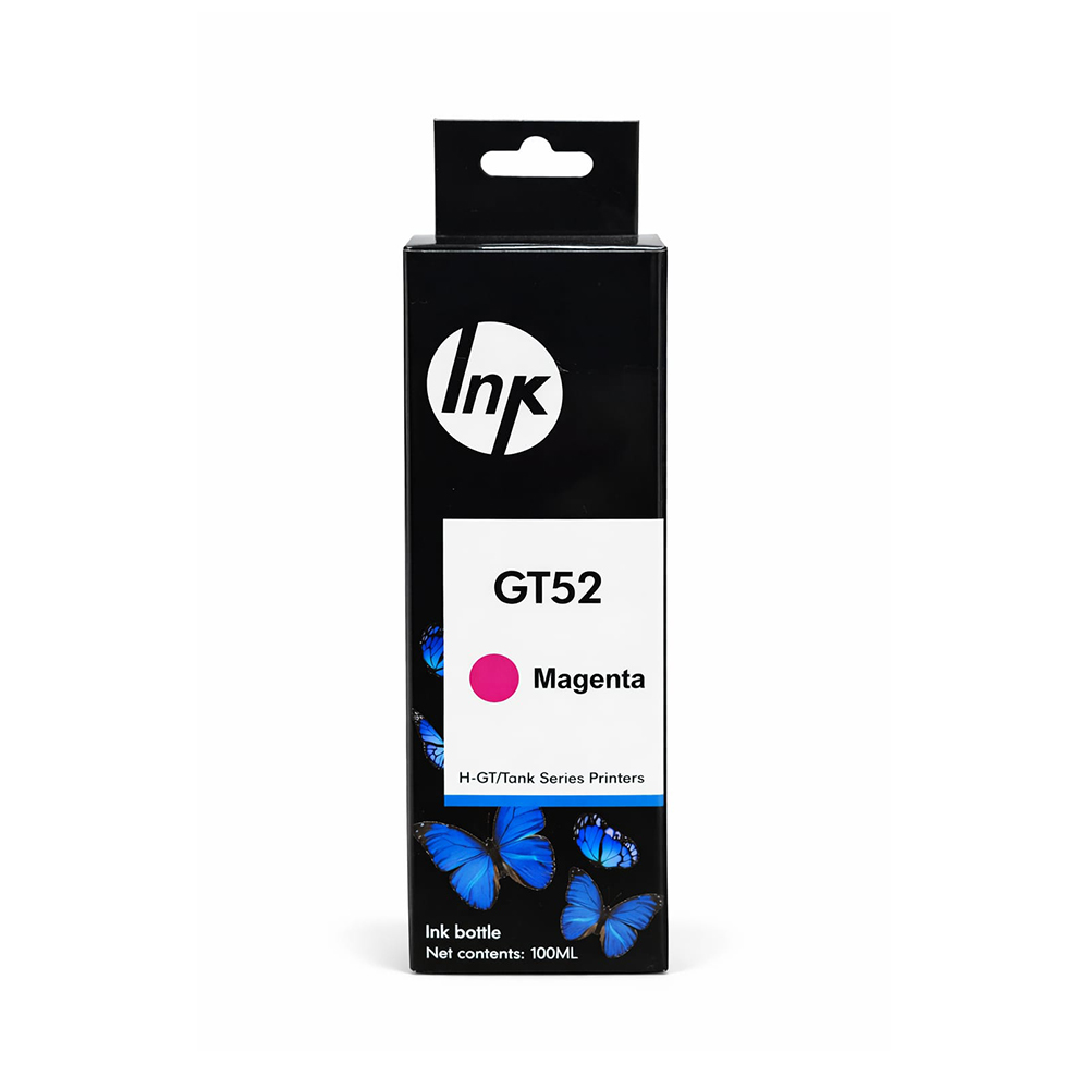 HCC GT52 Magenta Ink Bottle Compatible with HP GT52 Magenta (M0H55AE)