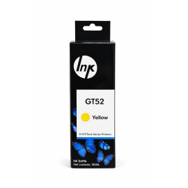 HCC GT52 Yellow Ink Bottle Compatible with HP GT52 Yellow (M0H56AE)