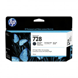 HP 728 Matte Black (3WX25A) Ink Cartridge