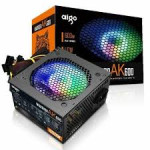 Aigo Warrior AK600 600W ATX Power Supply with Active PFC & RGB Fan
