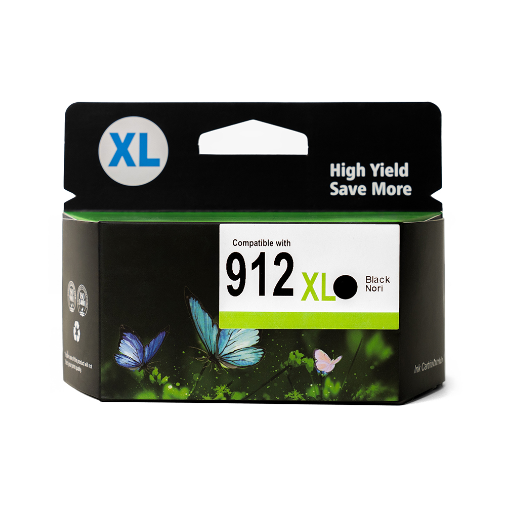 HCC Compatible with HP 912XL Black Ink Cartridge