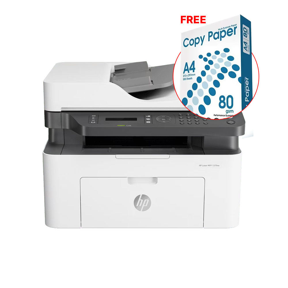 HP Laser MFP 137fnw Printer (4ZB84A)