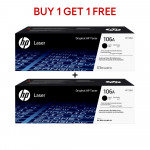 HP 106A Black Original Laser Toner Cartridge (W1106A)