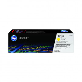 HP 128A Yellow Original LaserJet Toner Cartridge (CE322A)