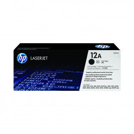 HP 12A Black Original LaserJet Toner Cartridge (Q2612A)
