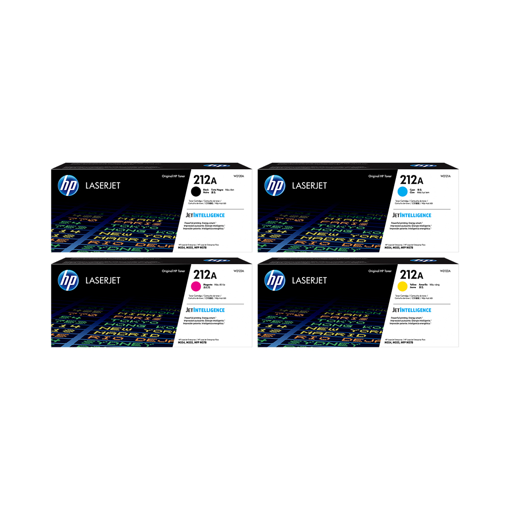 HP 212A Black-Cyan-Magenta-Yellow Toner Combo pack