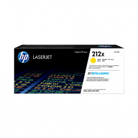 HP 212X High Yield Yellow Original LaserJet Toner Cartridge (W2122X)