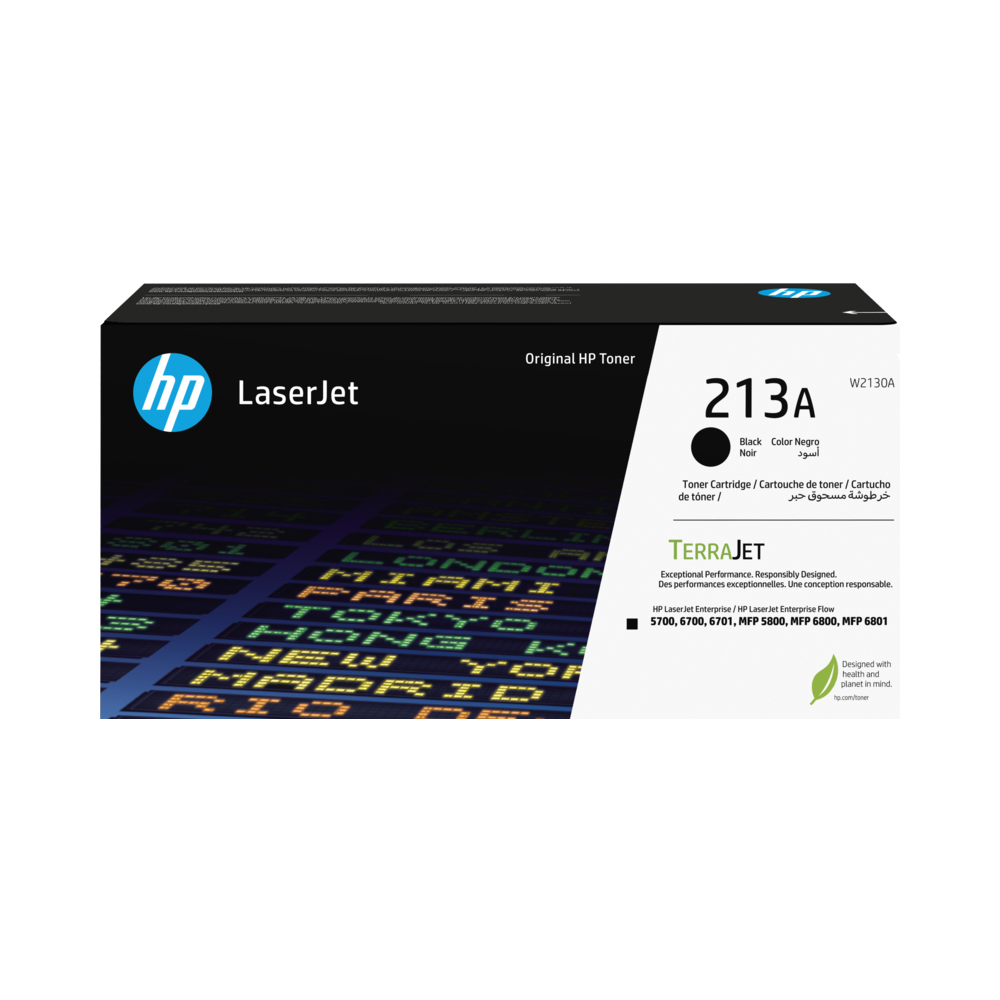 HP 213A Black Original LaserJet Toner Cartridge (W2130A)