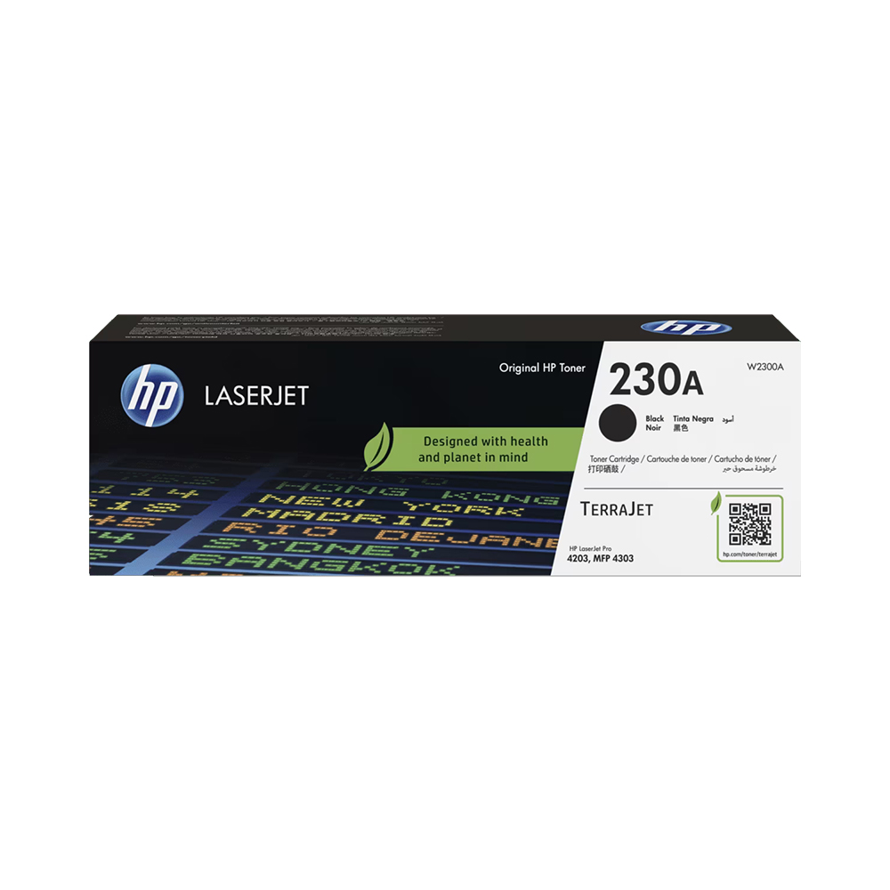 HP 230A Black Original LaserJet Toner Cartridge (W2300A)