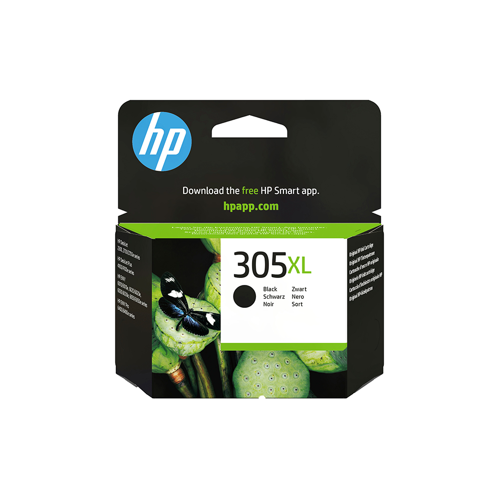 HP 305XL High Yield Black Original Ink Cartridge (3YM62AE)