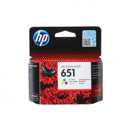 HP 651 Tri-color Original Ink Advantage Cartridge (C2P11AE)