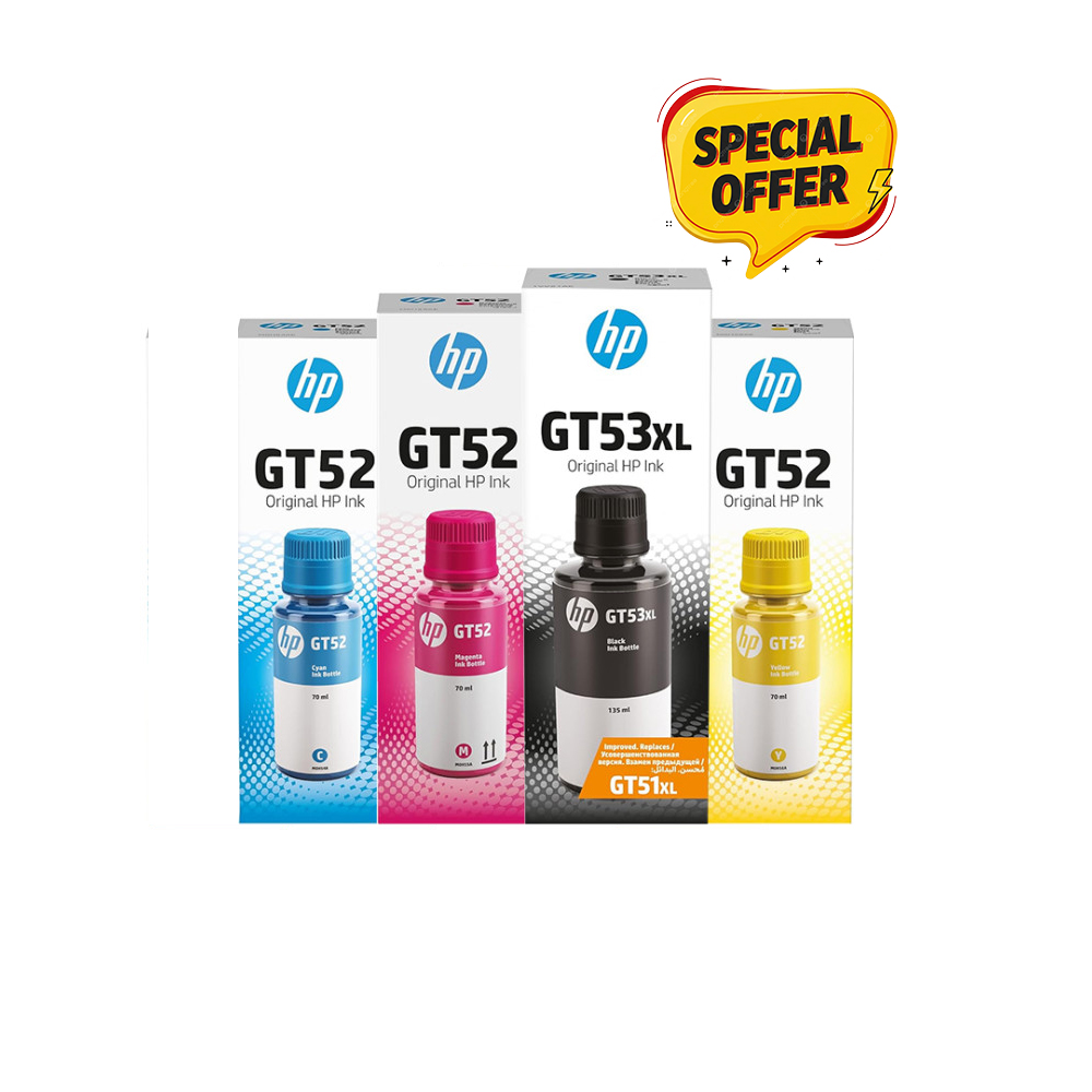 HP GT52/53 Original Ink Bottle - Bundle