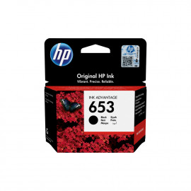 HP 653 Black Original Ink Advantage Cartridge (3YM75AE) HP 653 Black Original Ink Advantage Cartridge (3YM75AE)