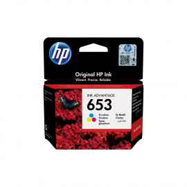 HP 653 Tri-color Original Ink Advantage Cartridge (3YM74AE)