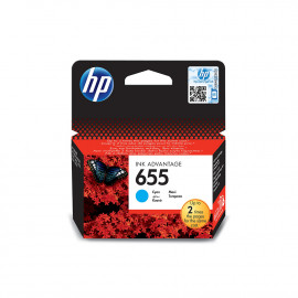 HP 655 Cyan Original Ink Advantage Cartridge (CZ110AE) HP 655 Cyan Original Ink Advantage Cartridge (CZ110AE)