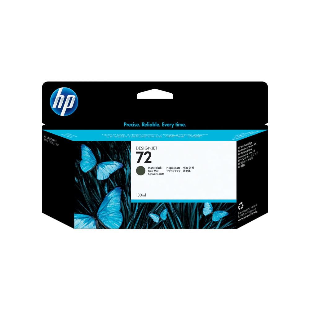 HP 72 130-ml Matte Black Ink Cartridge (C9403A)