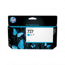 HP 727 130-ml Cyan DesignJet Ink Cartridge (B3P19A) HP 727 130-ml Cyan DesignJet Ink Cartridge (B3P19A)