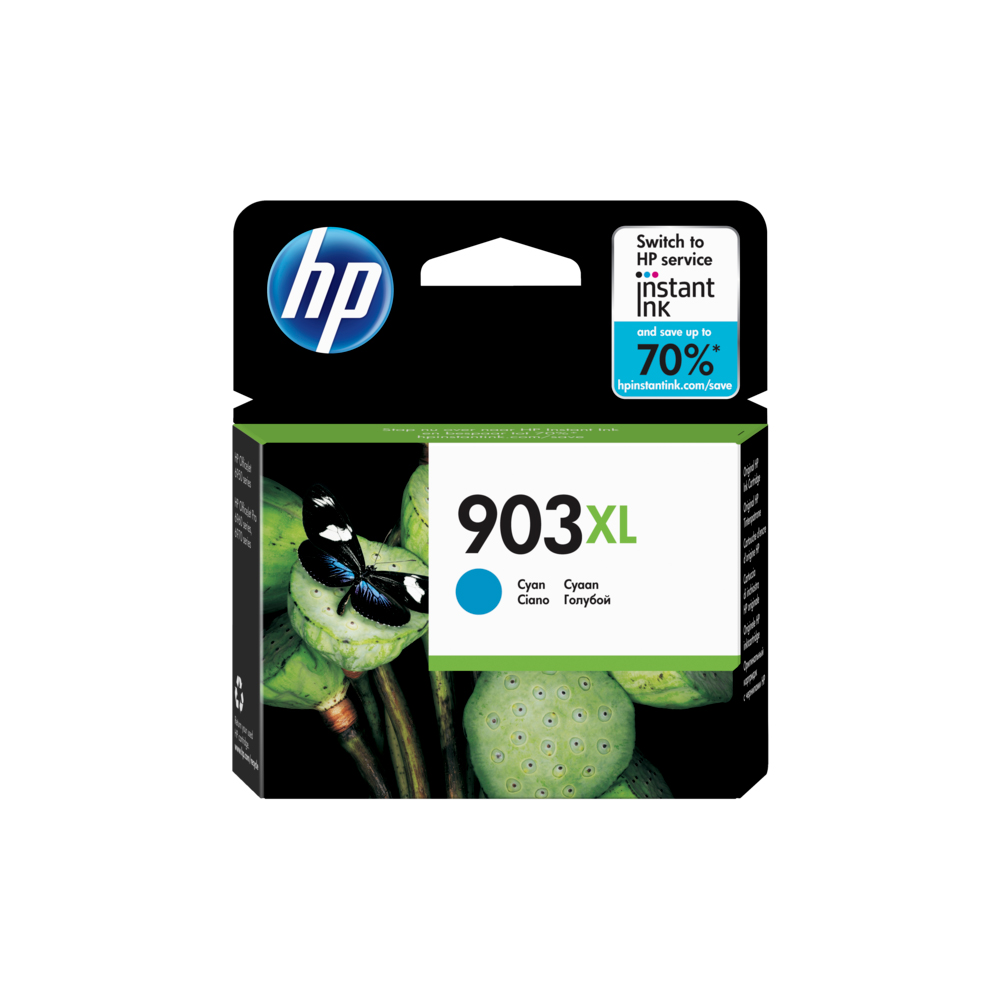 HP 903XL High Yield Cyan Original Ink Cartridge (T6M03AE)