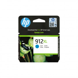 HP 912XL High Yield Cyan Original Ink Cartridge (3YL81AE) HP 912XL High Yield Cyan Original Ink Cartridge (3YL81AE)