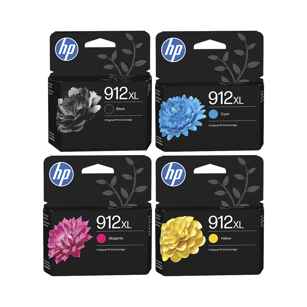HP 912XL High Yield Original Ink Cartridge - Bundle