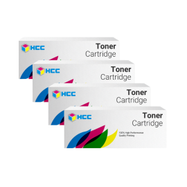 HCC 207A Black-Cyan-Magenta-Yellow HP Compatible LaserJet Toner Cartridge Combo pack