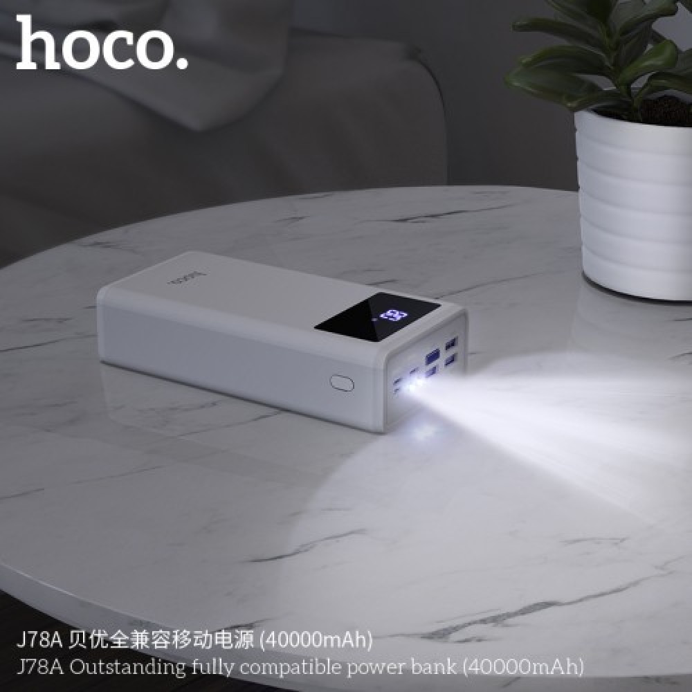 Hoco J78A Outstanding Fully Compatible Power Bank - 40000mAh