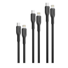 PROMATE CableKit-Ci 27W Power Delivery 3Pcs USB-C to Lightning Cable Kit