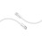 PROMATE EcoLine-CC120 White Ultra-Fast 60W Power Delivery USB-C Fabric Braided Cable