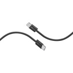 PROMATE EcoLine-Ci120 Black 27W Power Delivery USB-C to Lightning Fabric Braided Cable