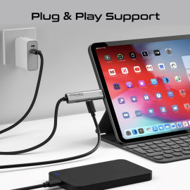 PROMATE 100W Power Delivery Dual USB-C Port Data & Charge Cable – Fast Charging USB-C Cable