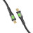 PROMATE TransLine-CC Black 60W Power Delivery Ultra-Fast USB-C Cable – Transparent Shell Design Type-C Cable