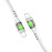PROMATE TransLine-CC White 60W Power Delivery Ultra-Fast USB-C Cable – Transparent Shell Type-C Cable
