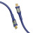 PROMATE TransLine-CC200 Navy 60W Power Delivery Ultra-Fast USB-C Cable with Transparent Shells