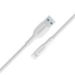 PROMATE xCord-Ai White High Tensile Strength Lightning Data & Charge Cable for Apple Devices