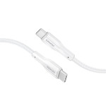 PROMATE xCord-CC200 White Super-Flexible 60W USB-C to USB-C Cable – 2A Fast Charging Type-C Cable