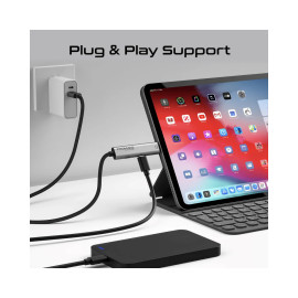 Promate PortLink-C3 100W Power Delivery Dual USB-C Port Data and Charge Cable
