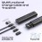 PROMATE PERK Compact All in 1 Charging Cable and Travel Kit 60W Black – USB-C Fast Charge Travel Kit