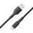 PROMATE xCord-AC200 Black Super-Flexible USB-A to USB-C Cable – 2A Standard Charging Cable