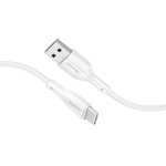 PROMATE xCord-AC200 White Super-Flexible USB-A to USB-C Cable – 2A Standard Charging Cable