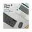 Promate ProCombo-13 Sleek Profile Full-Size Wireless Keyboard and Mouse EN-AR