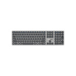 Promate ProKeys-X2 Full-Size Triple-Mode Slim Wireless Keyboard w/ Scissor Keys, & Multi-Device Connectivity EN-AR