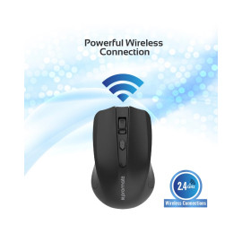 Promate Clix-8 2.4GHz Wireless Ergonomic Optical Mouse