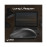 Promate UniGlide EZGrip™ Ergonomic Wireless Mouse - Black