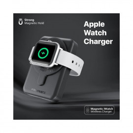 Promate 15W PowerMag-Duo SuperCharge MagSafe & Apple Watch Wireless Charging Power Bank