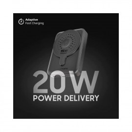 Promate 15W PowerMag-Duo SuperCharge MagSafe & Apple Watch Wireless Charging Power Bank