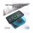 Promate Blade-10 10,000mAh Ultra-Compact Aluminum Crafted MagSafe Compatible Wireless Charging PowerBank - Blue
